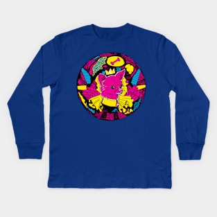 CMYK Circle of the Chihuahua Kids Long Sleeve T-Shirt